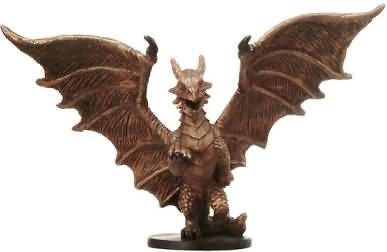 Medium Copper Dragon #20 Blood War D&amp;D Miniatures