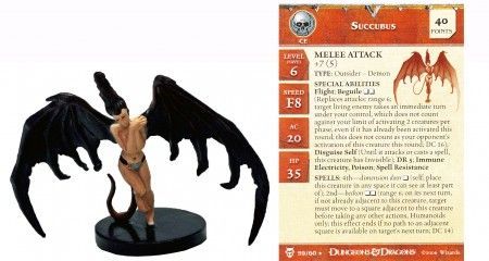 Succubus #59 Blood War D&amp;D Miniatures