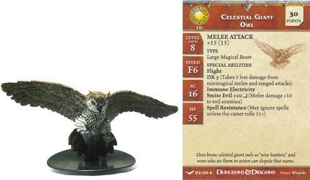 Celestial Giant Owl #02 Unhallowed D&amp;D Miniatures