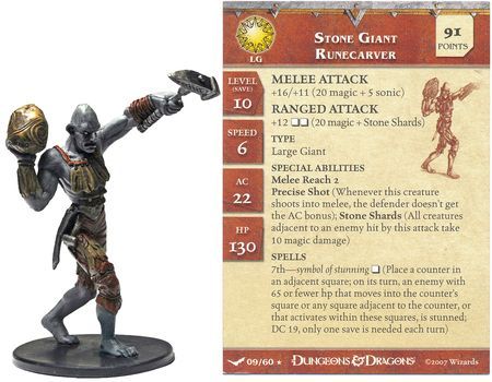 Stone Giant Runecarver #09 Unhallowed D&amp;D Miniatures