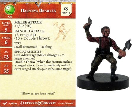 Halfling Brawler #17 Unhallowed D&amp;D Miniatures