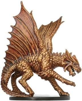 Large Brass Dragon #19 Unhallowed D&amp;D Miniatures