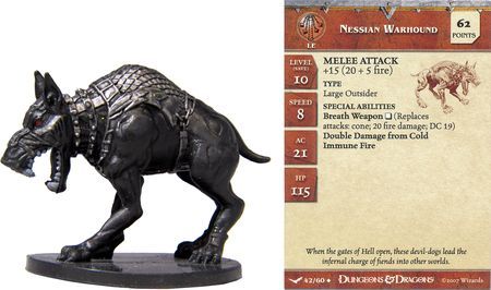Nessian Warhound #42 Unhallowed D&amp;D Miniatures