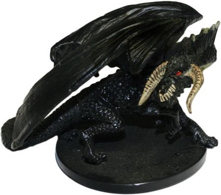 Large Black Dragon #55 Unhallowed D&amp;D Miniatures