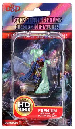 D&D Icons of the Realms Premium Painted Figure: Tiefling Female Sorcerer