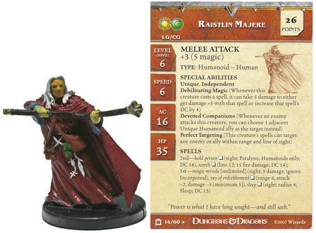 Raistlin Majere #14 Night Below D&amp;D Miniatures