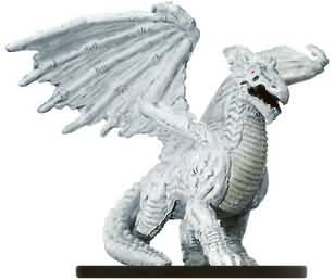 Large White Dragon #58 Night Below D&amp;D Miniatures