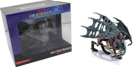 D&D Icons of the Realms: Boneyard - Adult Green Dracolich Premium Figure