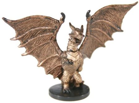 Medium Copper Dragon #46 Promo D&D Miniatures