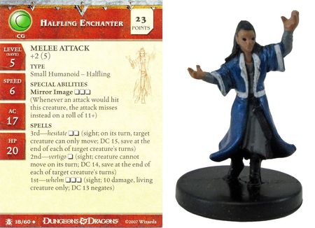 Halfling Enchanter #18 Desert of Desolation D&amp;D Miniatures