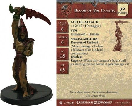 Blood of Vol Fanatic #27 Desert of Desolation D&amp;D Miniatures