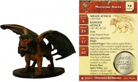 Manticore Sniper #29 Desert of Desolation D&amp;D Miniatures