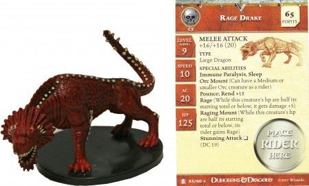 Rage Drake #53 Desert of Desolation D&amp;D Miniatures