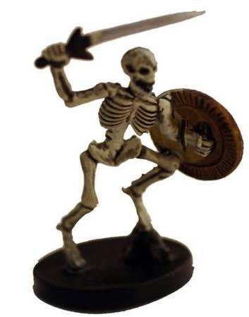 Warrior Skeleton D&amp;DB8 Basic Game D&amp;D Miniatures