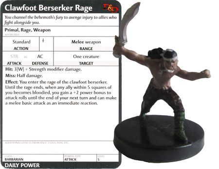 Male Halfling Barbarian #18/18 PHB Heroes Series 2 D&amp;D Miniatures