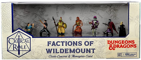 Critical Role Painted Figures: Factions of Wildemount - Clovis Concord & Menagerie Coast