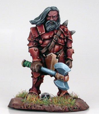 Visions In Fantasy: Male Dwarven Fighter w/Weapon Assortment