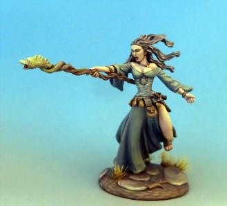 Visions In Fantasy: Female Mage with Staff