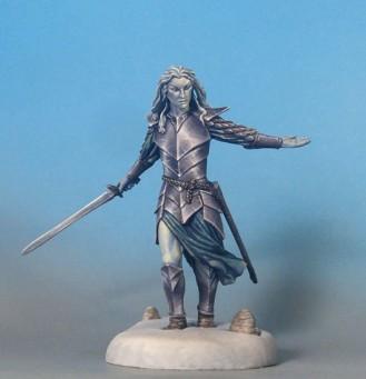 Visions In Fantasy: Male Elven Warrior with Long Sword