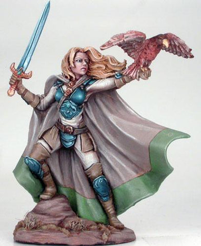 Visions In Fantasy: Female Ranger w/Long Sword & Falcon Pet (1)