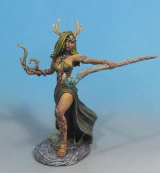 Visions In Fantasy: Female Druid with Staff