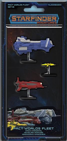 Starfinder Miniatures: Pact Worlds Fleet Set 1