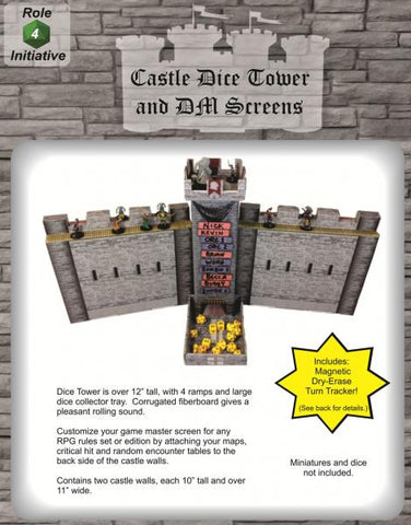 Castle Keep Dice Tower & DM Screen Combo