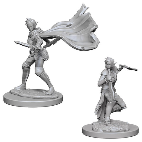 Pathfinder Deep Cuts Unpainted Miniatures: Elf Female Rogue