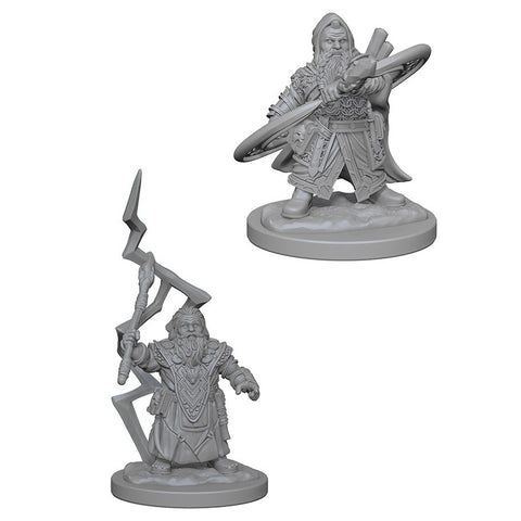 Pathfinder Deep Cuts Unpainted Miniatures: Dwarf Male Sorcerer