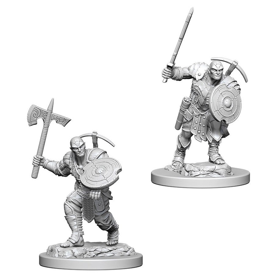 Dungeons & Dragons: Nolzur's Marvelous Unpainted Miniatures: Earth Genasi Male Fighter