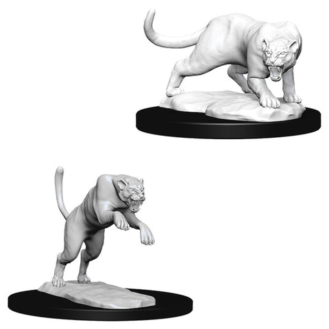 Dungeons & Dragons: Nolzur's Marvelous Unpainted Miniatures: Panther & Leopard