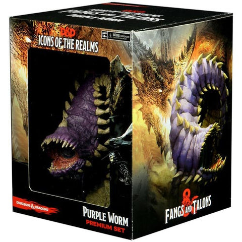 D&D Icons of the Realms: Fangs & Talons - Purple Worm Premium Set