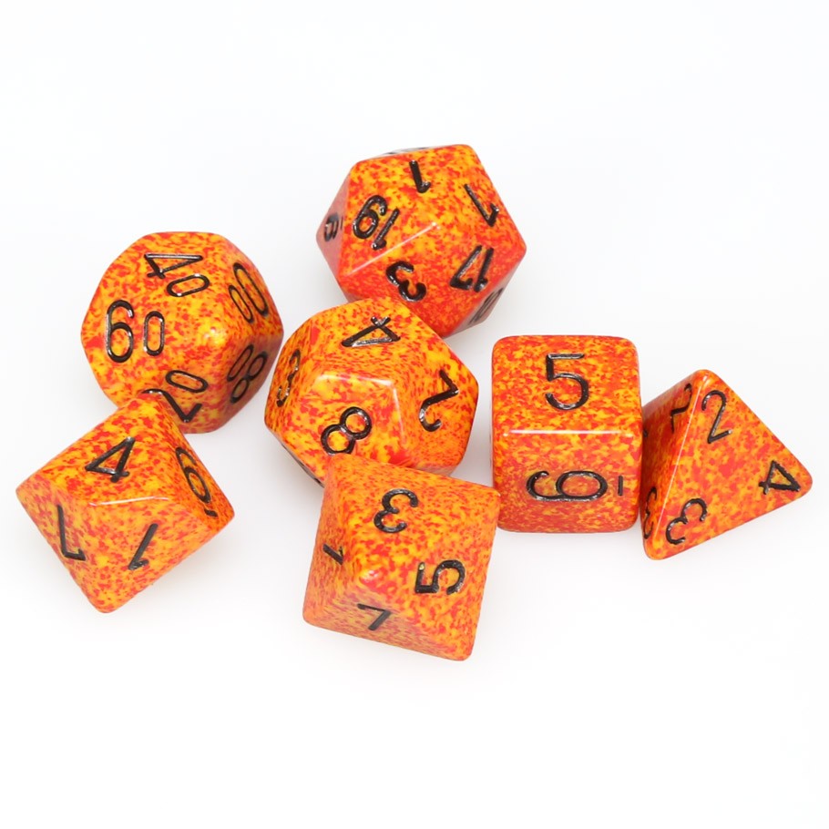 7-set Cube - Speckled Fire