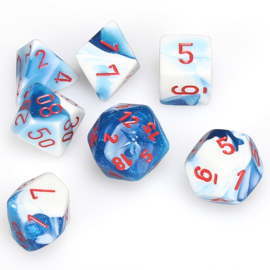 7-set Cube - Gemini Astral Blue with Red