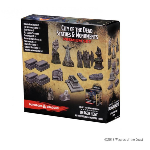 D&D: Icons of the Realms: Waterdeep Dragon Heist: City of the Dead Statues & Monuments