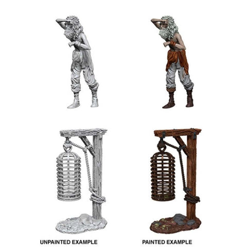 WizKids Deep Cuts Unpainted Miniatures: Hanging Cage