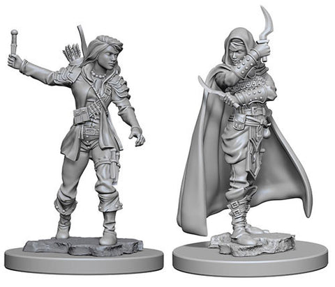 Pathfinder Deep Cuts Unpainted Miniatures: Human Female Rogue