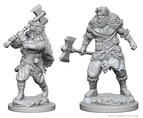 Dungeons & Dragons: Nolzur's Marvelous Unpainted Miniatures: Human Male Barbarian