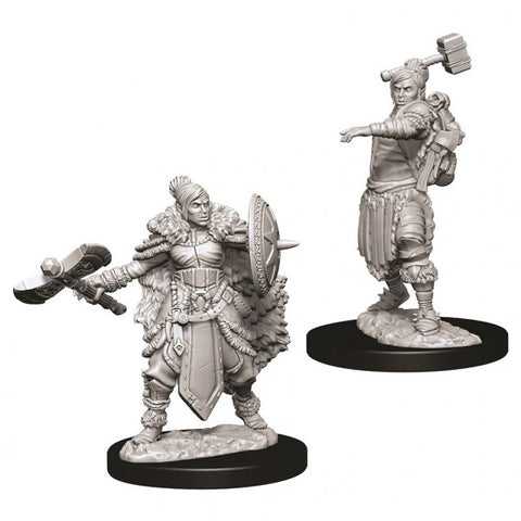 Dungeons & Dragons: Nolzur's Marvelous Unpainted Miniatures: Female Half Orc Barbarian