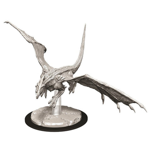 Dungeons & Dragons: Nolzur's Marvelous Unpainted Miniatures: Young White Dragon