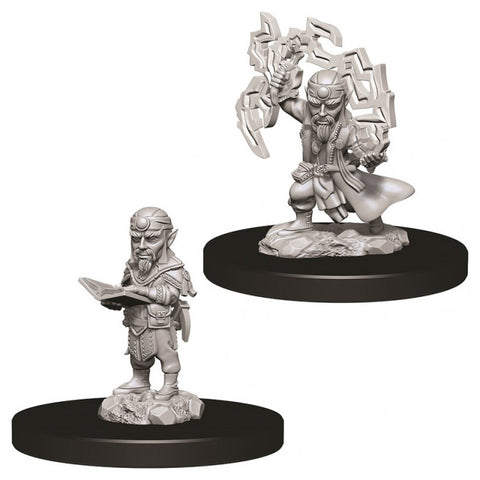 Pathfinder Battles Deep Cuts Unpainted Miniatures: Male Gnome Sorcerer