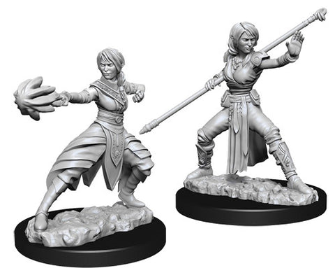 Dungeons & Dragons: Nolzur's Marvelous Unpainted Miniatures: Female Half-Elf Monk