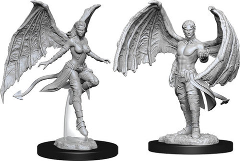 Dungeons & Dragons: Nolzur's Marvelous Unpainted Miniatures: Succubus & Incubus