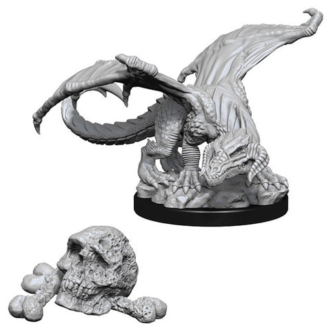 Dungeons & Dragons: Nolzur's Marvelous Unpainted Miniatures: Black Dragon Wyrmling