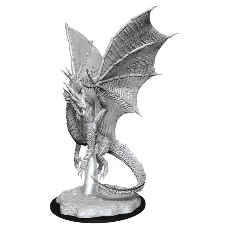 Dungeons & Dragons: Nolzur's Marvelous Unpainted Miniatures: Young Silver Dragon